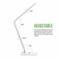 Preview: Arbeits-Tischleuchte 8W-LED, dimmbar, weiß Preview: Arbeits-Tischleuchte 8W-LED, dimmbar, weiß